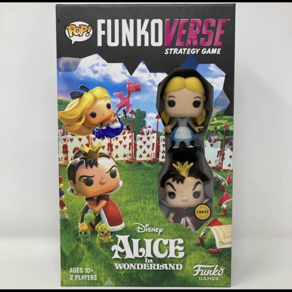 Funkoverse 2021 Alice In Wonderland Disney Strategy Game Chase Mini Funko Pop